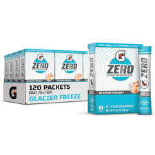 Gatorade G Zero Sports Drink Mix Powder Packets, Glacier Freeze, Electrolyte Pow