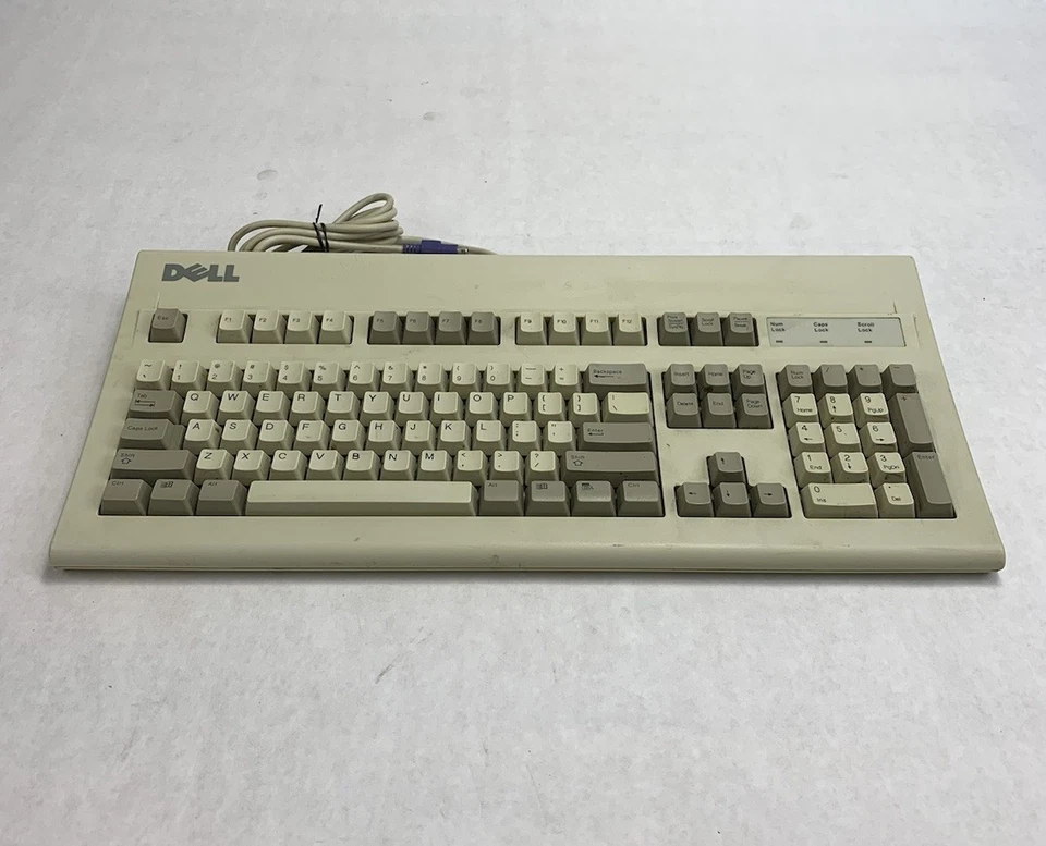 Dell AT101W PS/2 Wired Mechanical Vintage Keyboard - Image 2 of 4