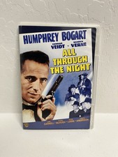 All Through the Night DVD 1942 Humphrey Bogart In Slim Case Clean Very Good