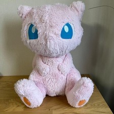 Pokemon Center Original BIG Fluffy Mew Plush Doll 37cm Japan