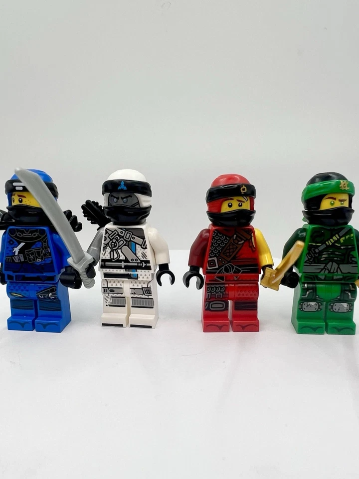 LEGO Ninjago Minifigures Lot of 4 Jay Kai Zane Lloyd Hunted Series Authentic - Image 2 of 4