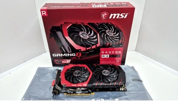 MSI Radeon RX 570 Gaming X 4GB – Carte Graphique Pour Pièces / Ne Fonctionne Pas