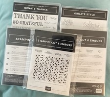 Stampin' Up Large Lot-Ornate Style Stamps Set, W  4 Other Items-See Description