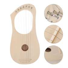 Handmade Lyre Educational Musical Instrument for Beginners Harp Toddler