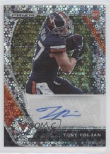 2021 Panini Prizm Draft Picks Circles Tony Poljan #DPA-TOP Auto 0nj5