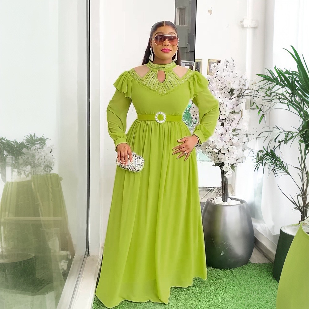 sachin and babi light blue dress African Evening Gown main image 1