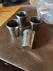 Vintage SILVER 4 NESTING SHOT/Schnapps cup MADE IN GERMANY Plated/Nickel Silver? — photo 1