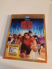 Disney Wreck It Ralph Ultimate Collectors Edition Blu Ray  3D  DVD Combo Pack