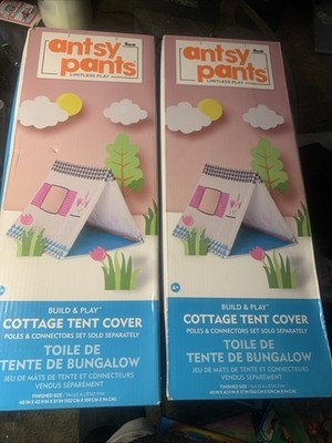 2 NEW Antsy Pants Build & Play  Cottage Tent Cover  Fabric Cover Only 4+