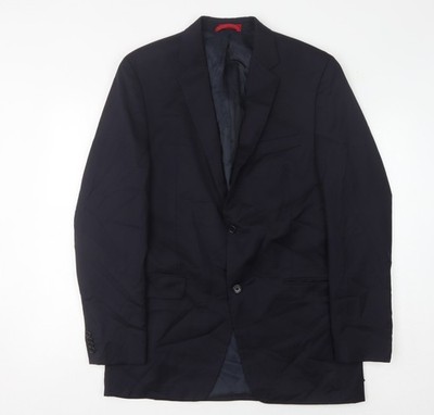 Alfani Herren Blazer Blau Wolle - 40L