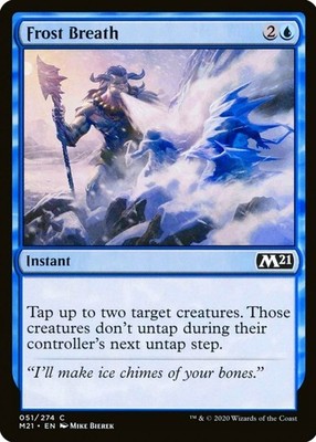 X 1 Frost Breath NM-M M21 051 MTG Magic The Gathering