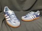 Adidas Samba OG C (PS) Metallic Blue/White/Gum KK2343 Girls Size 2 NEW IN BOX