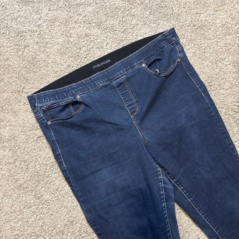 Maurices Bootcut Jeans Women’s 22 Short | Mid Rise Stretch Denim