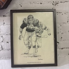 1981 Framed Art Print -Archie Griffin / Cincinnati Bengals -Shell Gas Giveaway