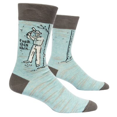 Blue Q Men's Socks - F**k This Sh*t ( Mens Adult 7-12 )