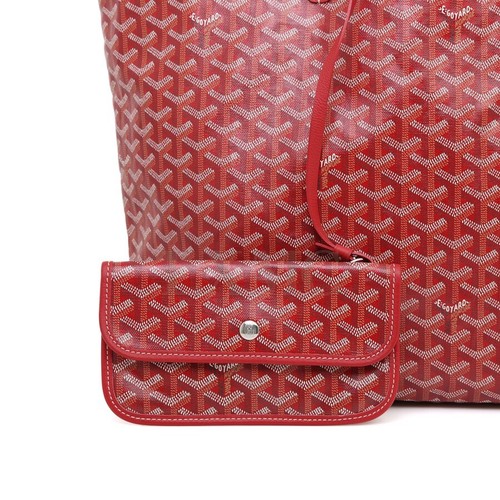 Goyard Saint-Louis GM Shoulder Special Color Red Shopper Bag - Picture 6 of 9