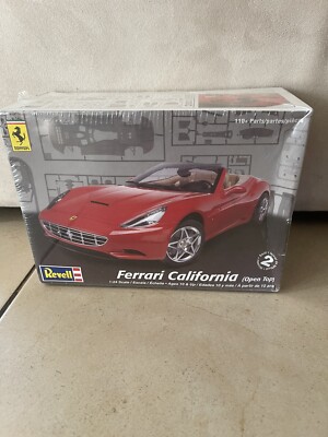 Revell 1:24 Scale Ferrari California (Open Top) Model Kit = Factory Sealed 