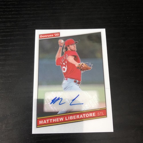 2020 Donruss Optik Retro '86 Signaturen #5 Matthew Liberatore