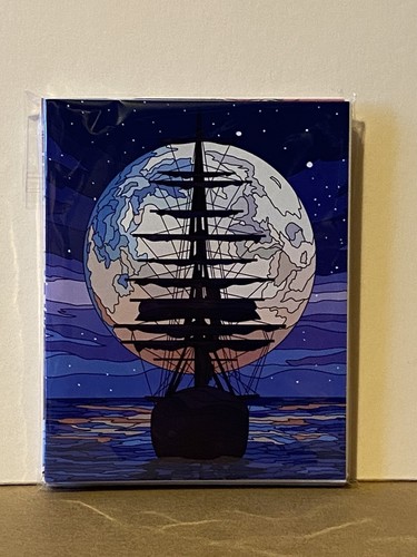 Lovely Sailing Ship Themed Blank Notelets | eBay UK