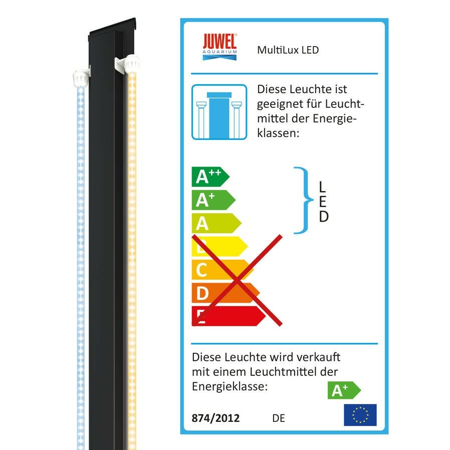 ILLUMINAZIONE GRUPPO LUCE JUWEL MULTILUX LED 2 X 14 W  70 CM PER ACQUARIO