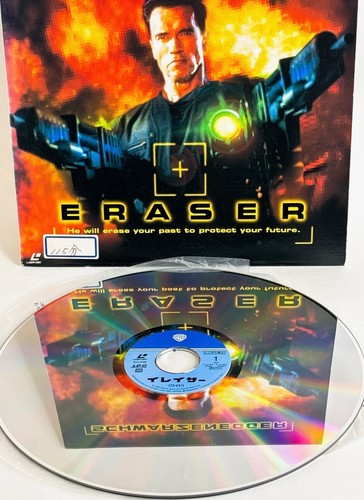 Eraser 1996 Laser Disc Arnold Schwarzenegger Japanese Subtitles Pioneer NTSC - Picture 4 of 8