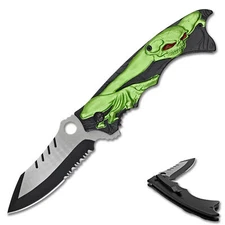 Armory Replicas Apocalypse Creeper Mutant Zombie Tactical Assist Pocket Knife