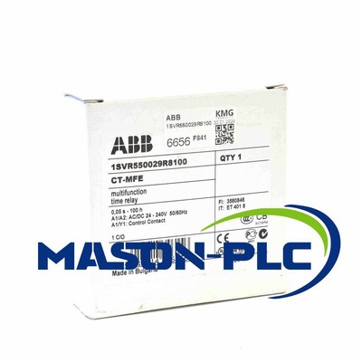 1SVR550029R8100 ABB CT-MFE Multi functional Time Relay BrandNew Box! Spot Goods 