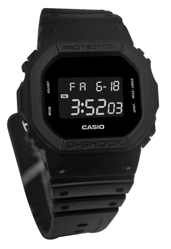 Casio DW5600BB-1 G-Shock LCD Digital Dial Black Resin Band Watch New