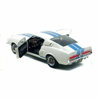 Ford Mustang Shelby Gt500 1967 Wimbledon White 1/18 Solido