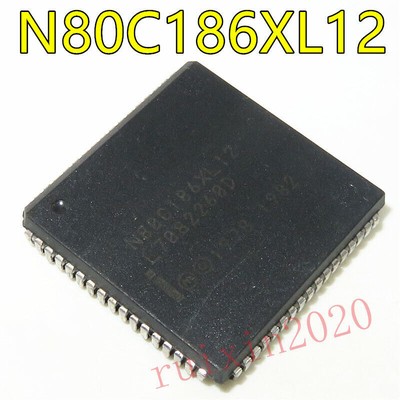 1PCS N80C186XL12 PLCC-68 16-Bit   new   #A6-34