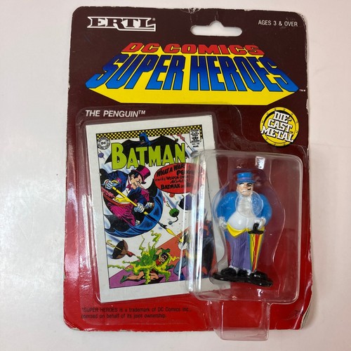 ERTL DC Comics Super Heroes: The Penguin Die-Cast Metal With Issue #190 Card - Picture 1 of 7