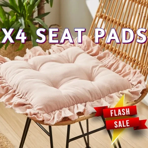 X4 Seat Pads Blush 100 Cotton Thick Cushion Pad BARGAIN PRICE eBay