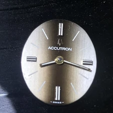 Bulova Accutron Watch Dial 20 X 23.7mm Ladies 1970