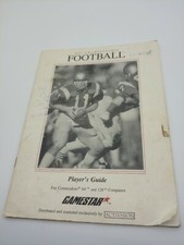 Vintage GFL Championship Football Commodore 64 128 C64 MANUAL ONLY 1986.