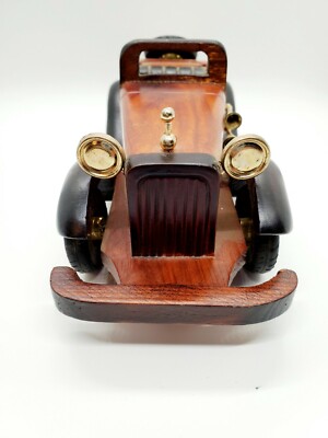 Vintage Wooden Car Handmade 9