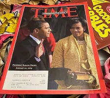 Barack Obama Time COMMEMORATIVE ISSUE Magazine - January 20,2009 