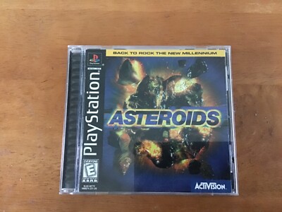 Asteroids Sony PlayStation 1 PS1 Game Black Label - Complete C..  - Complete CIB