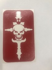Skull Dagger Glitter Tattoo Stencil Pack