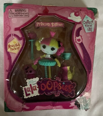 Mini Doll Lalaloopsy La Loopsy Princess Saffron Lalaoopsies New