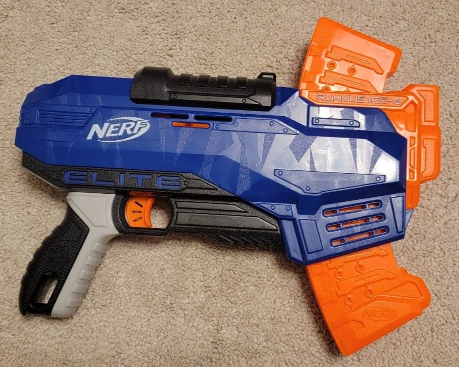 NERF Rukkus Ics-8 N-strike Elite E2654 Includes 8 Darts for sale