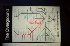 PHOTO  WATERLOO STATION MAP OF THE 'OVERGROUND' NETWORK IE INTER CITY WATERLOO S