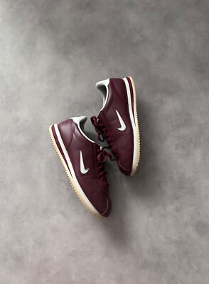 Nike Cortez Basic Jewel Trainers Dark Team Cardinal Red Sneakers Shoe Size:US 8