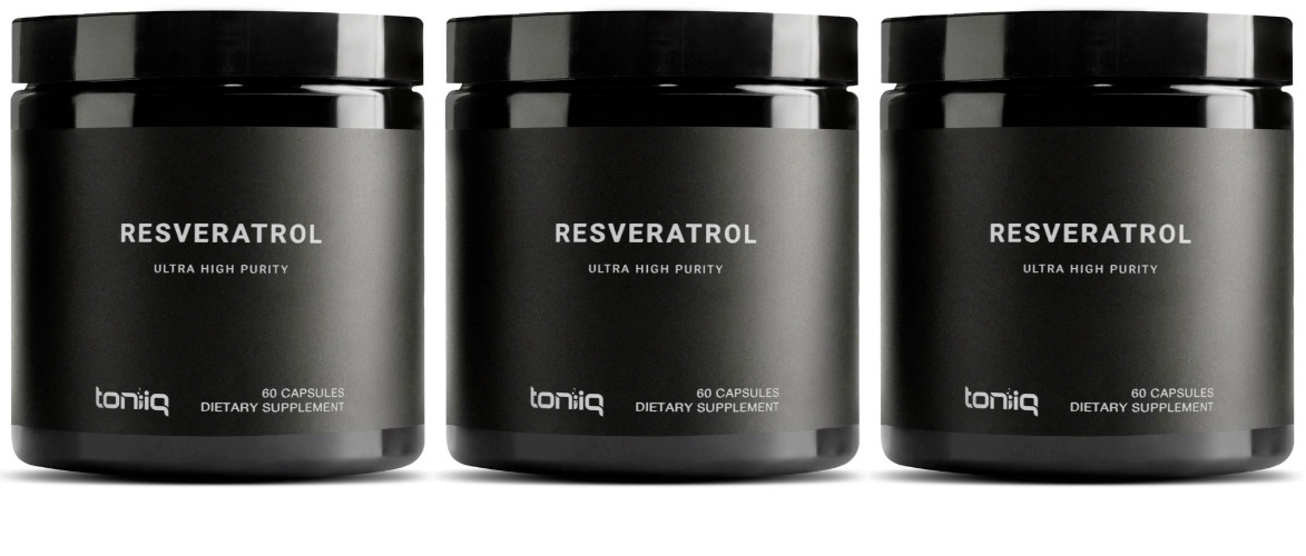 Trans Resveratrol 1000mg 98% Pure HighlyPurified Bioavailable  Resveratrol 3X60c