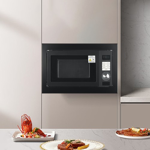 SMAD 25L Built-in Microwave Oven+Grill LED display 5 Power Big glass door front - Picture 9 of 13