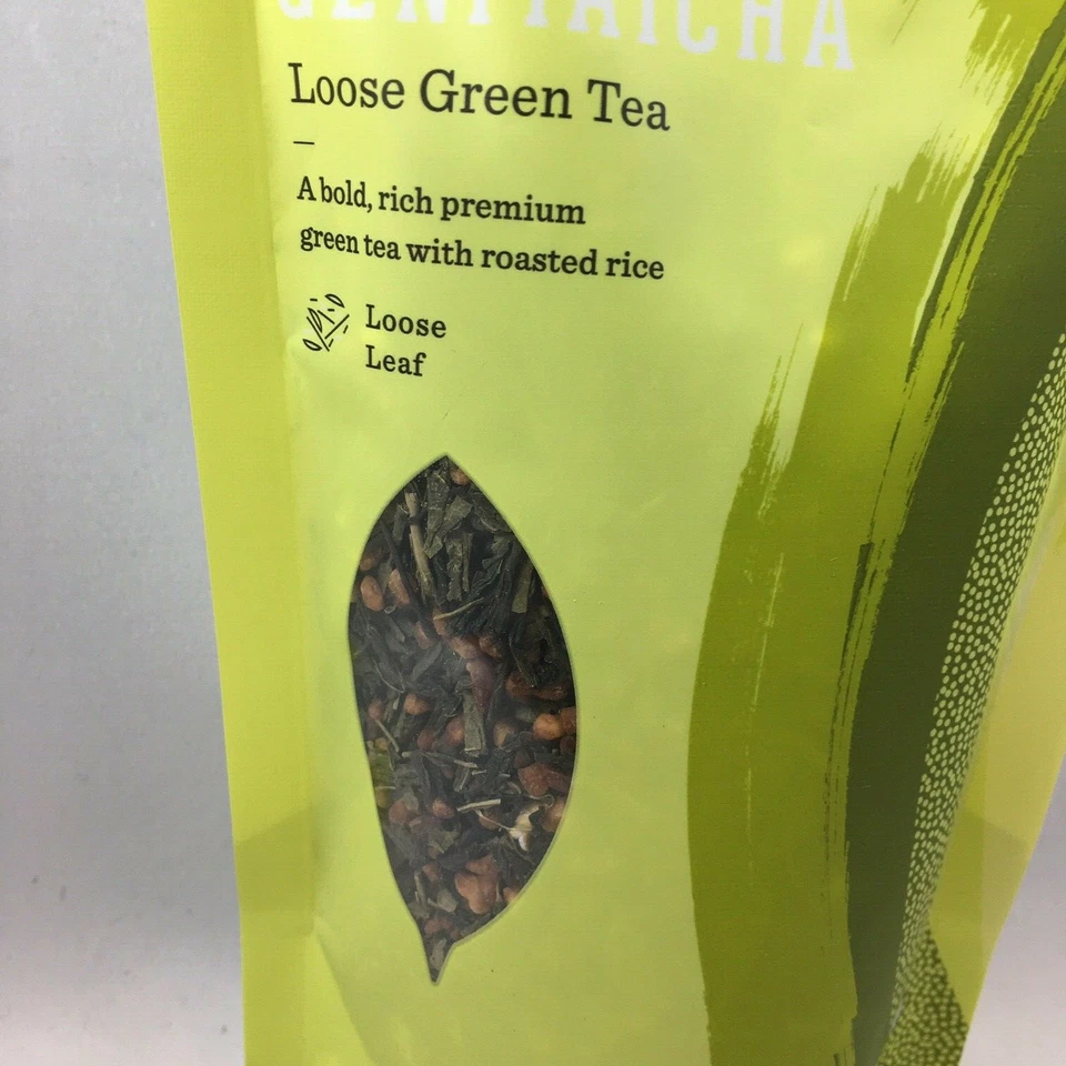 Té verde japonés Yamamotoyama Genmaicha con arroz tostado y semillas de sorgo 5,3 oz Foto 4 de 4