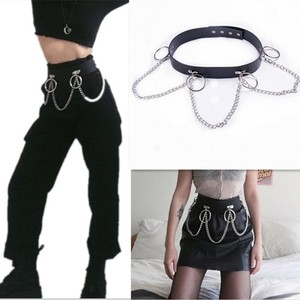 goth chain belt