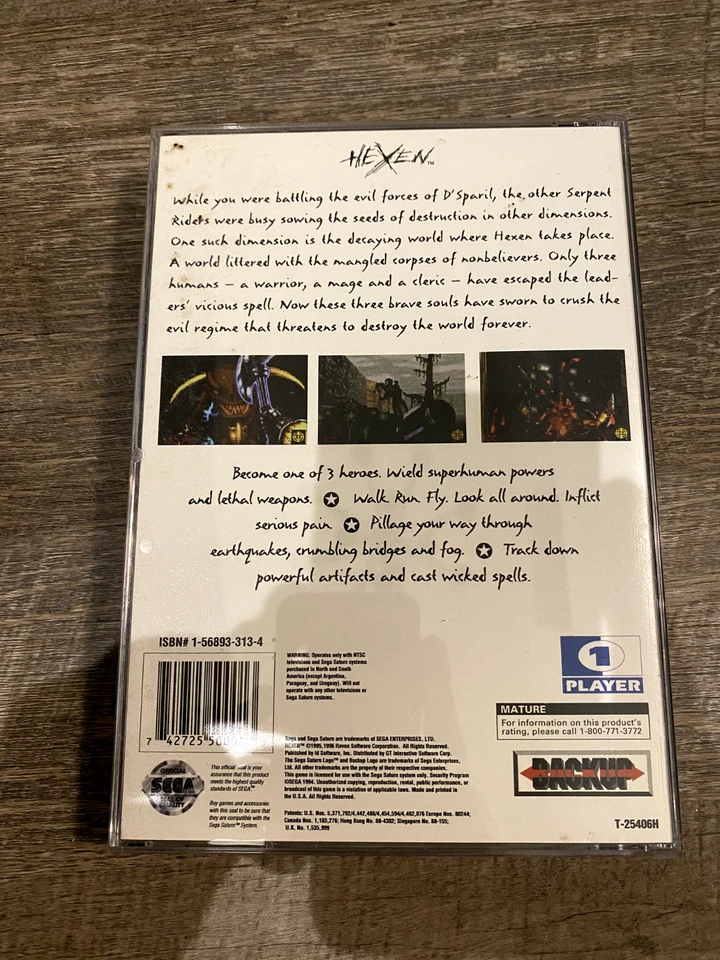 Hexen - SEGA SATURN - Image 3 of 4