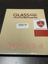 (2 Pack)Microsoft Surface Pro 7 & 6 12.3" Clear Tempered Glass Screen Protector