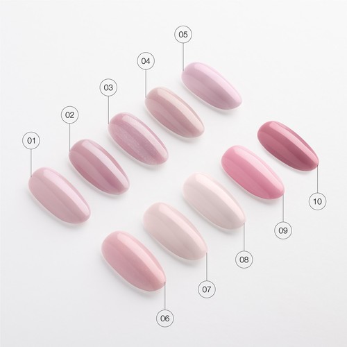 Gel base color caucho natural Kodi 7 ml. Camuflaje / Funda, Rosa, Beige, Marfil - Imagen 70 de 153