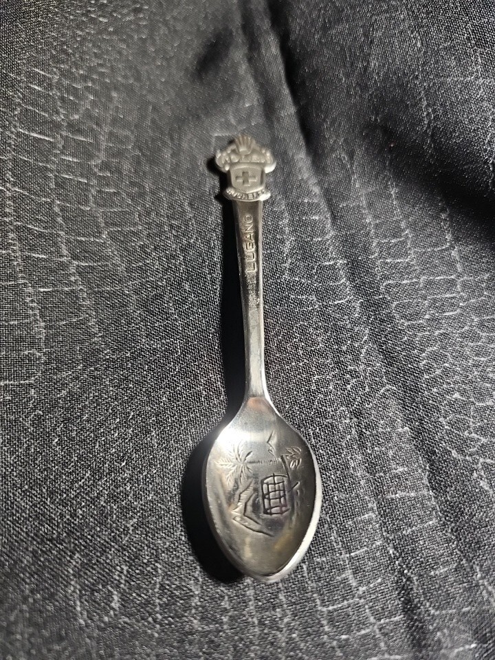 Lugano spoon Rolex Bucherer Of Switzerland CB Vintage Souvenir